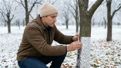 Obalte kmeny stromů alobalem – letošní úroda ovoce se výrazně zvýší.